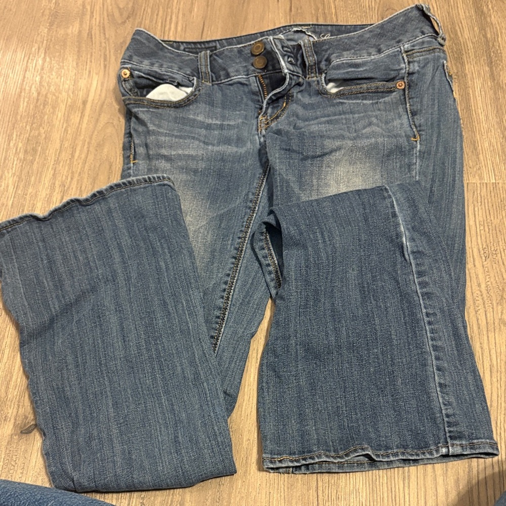 American Eagle Outfitters Blue Boot Cut Jeans